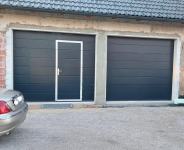 Garažna vrata z vrati za osebni prehod