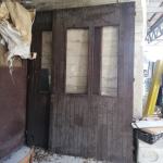 Prodam lesena dvokrilna garažna vrata, eno krilo 1500x242