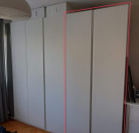 Vrata za Ikea Pax omaro Vikanes 50x229cm, s sponami (na voljo 2 kosa)