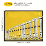 VILIČASTI KLJUČI Z RAGLJO, 16-DELNI SET PROFI LINE