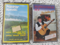 Avdio kaseta Pozdrav Koroški in kaseta Aleksander Jež