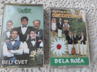 Avdio kaseta Veter, Beli cvet in kaseta Ans.Vlada Sredenška, Bela roža