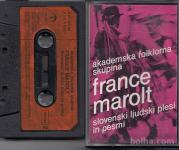 kaseta AFS FRANCE MAROLT slovenski ljudski plesi in (MC 120)