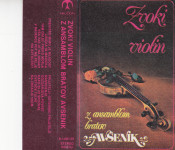 kaseta ANSAMBEL bratov Avsenik - Zvoki violin (bel label)