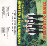 kaseta Kvartet Svit Velenje - S pesmijo na vasi II
