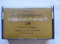 Kaseta Peter Čajkovski: Violinkozert D-dur op. 35