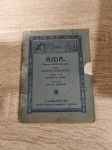 Anton Funtek AIDA OPERA V ŠTIRIH DEJANJIH Ljubljana 1923
