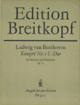 Note za Klavir: Ludwig van Beethoven / Konzert NR. 1 C-Dur