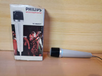 Vintage mikrofon Phillips v original škatli