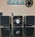 Hifi micro sistem MUSE z daljincem, atraktivnega dizajna