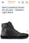 Moški usnjeni gležnarji MAGICAL barefoot shoes, š