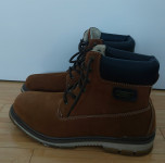 Moški usnjeni podloženi gležnarji