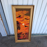 Gobelin "Sončni zahod"