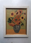Gobelin v okvirju s steklom 22 x 27 cm