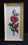 Gobelin z vzorcem rož 30 x 15,5 cm