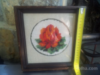 Gobeline 4 kose motiv Roža