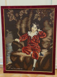 Slika gobelin ,,deček,,