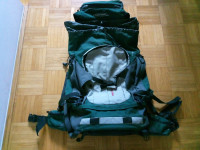 nahrbtnik ferrino transalp 75 l zelen + toper cca 30 l rdeč