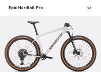 Specialized epic hardtail pro XL novo