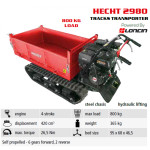 MINI DUMPER-TRANSPORTER-GOSENIČAR HECHT 2980