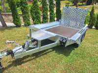 Prikolica 2700kg za bager valjar demper viličar vrtni traktor 4x4