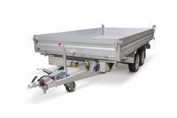 Prikolica avtomobilska tandem 3-stranski kiper Humbaur HTK 2700.27