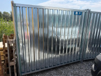 Gradbiščna kovinska POLNA ograja – 2,6m x 2m – 63,90€✅ZALOGA