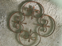 Kovani železni vzorci za ograjo