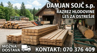 Prodam les rezan za streho