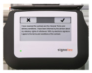 Podpisna tablica Signotec Sigma ST-BE105-2-U100 USB 4" z osvetlitvijo