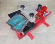 Naprava za sitotisk na kape + dodatki