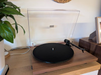 Gramofon Pro-Ject T1 EVO BT + Ortofon OM20 (Kot novo, le 10h igranja!)