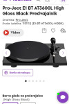 GRAMOFON PROJECT E1 BT (NOVO !)