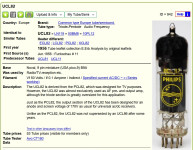 UCL82 lampa Triode-Pentode  = LN119 = 50BM8 = 10PL12 / še nerabljena