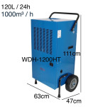 Najem - dostava: profesionalni razvlažilec / sušilec zraka do 120L/dan