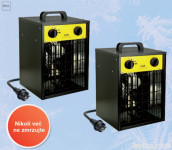 Industrijskih električni grelec 2x 3 kW z termostatom