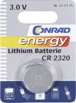 Gumbna baterija CR 2320 litijeva Conrad energy CR2320