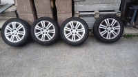 Alu platišča z letnimi pnevmatikami Sava 205/55R16 Opel Astra