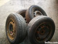 Fiat Doblo jeklena platišča feltne z gumami 14col