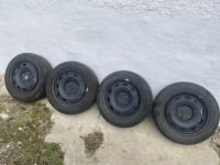 Platišča z zimskimi pnevmatikami, 195 55 15; luknje 5x100, količina: 4