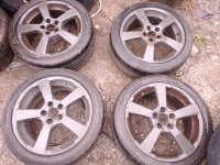 seat vw škoda feltne 17 col 4x gume letne aluminijasta platišča feltna