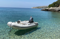 Čoln Zodiac, Yamaha 20, volan + prikolica