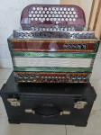 diatonična harmonika Frece g c f b s toter midiji