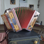 Diatonična harmonika Melodija 32 cm odlično ohranjena