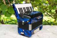 Klavirska harmonika HOHNER BRAVO II 48 - modra