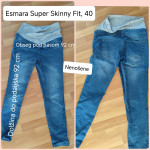 Kavbojke za nosečnico 40-46