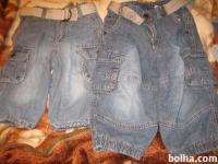 Fantovske jeans hlače-podložene, HinM vel 74 in 86