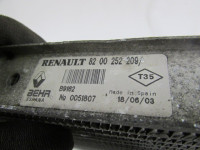 HLADILNIK INTERCOOLER OEM N. 8200252209 ORIGINAL REZERVNI DEL RENAULT