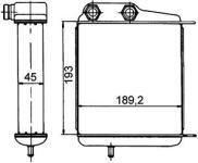 Hladilnik olja Mercedes E W124 84-93