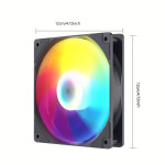 Ventilator z eRGB 2x za ohišje 120mm NOVO